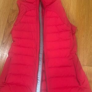 Lululemon Athletica Vibrant Red Puffer Vest
